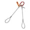 Hsi Two Leg Wire Rope Bridle Sling, 1/2 in dia, 6 ft Length, Flemish Loop, 4.4 ton Capacity 200FL1/2X-06 - alternate 1
